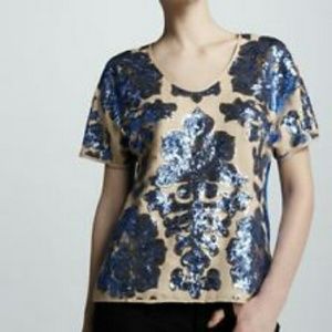 Tracy Reese Sequined Blouse